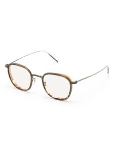 oliverpeoples Oliver Peoples Fairmont zonnebril met schildpadschild design - Beige