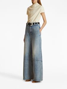KHAITE Jeans met wijde pijpen - Blauw