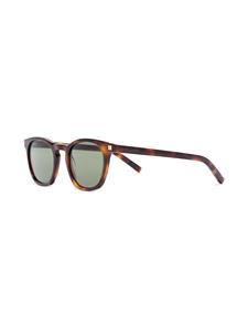 saintlaurenteyewear Saint Laurent Eyewear Zonnebril met vierkant montuur - Bruin