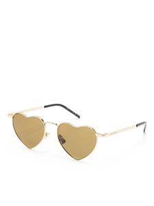 saintlaurenteyewear Saint Laurent Eyewear Loulou zonnebril met hartvormig montuur - Goud