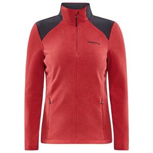 Craft  Women's Core Edge Thermal Midlayer - Fleecetrui, rood