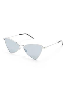 saintlaurenteyewear Saint Laurent Eyewear Jerry zonnebril met logo-reliëf - Zwart