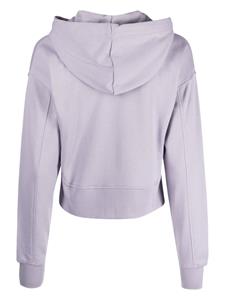 calvinkleinjeans Calvin Klein Jeans Cropped hoodie - Paars