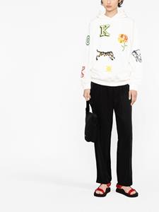 Kenzo Hoodie met print - Wit