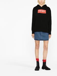 Kenzo Hoodie met logoprint - Zwart