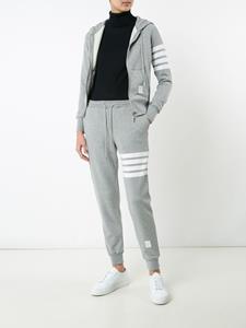 Thom Browne Hoodie met vier strepen - Grijs