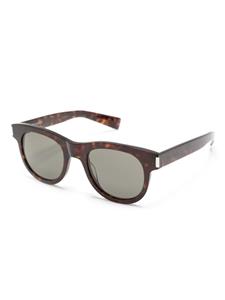 saintlaurenteyewear Saint Laurent Eyewear SL 571 zonnebril met rond montuur - Bruin