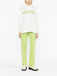 Marni Hoodie met logoprint - Wit