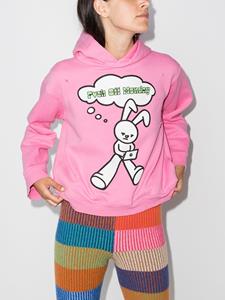 Natasha Zinko Gerafelde hoodie - Roze