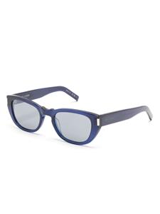 saintlaurenteyewear Saint Laurent Eyewear Zonnebril met cat-eye montuur - Blauw