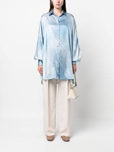 Ermanno Scervino Zijden blouse - Blauw