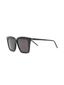 saintlaurenteyewear Saint Laurent Eyewear Zonnebril met logoplakkaat - Zwart