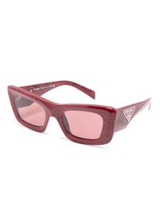 Prada Eyewear Prada Symbole zonnebril met vierkant montuur - Rood