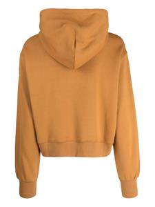 izzue Hoodie met logopatch - Bruin