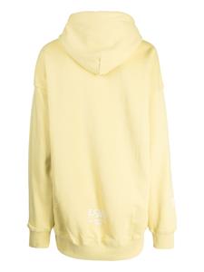 izzue Hoodie met geborduurd logo - Geel