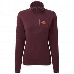 Mountain Equipment - Women's Micro Zip Tee - Fleecetrui, rood