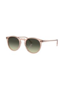 oliverpeoples Oliver Peoples O'Malley zonnebril met rond montuur - Bruin
