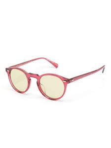 oliverpeoples Oliver Peoples Zonnebril met rond montuur - Roze