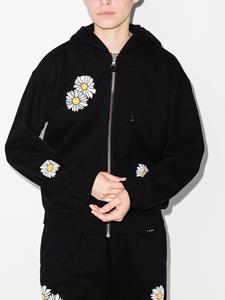 Natasha Zinko Hoodie met madeliefjesprint - Zwart