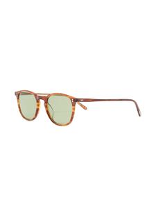 oliverpeoples Oliver Peoples Zonnebril met rond montuur - Bruin