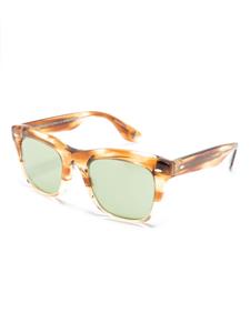 oliverpeoples Oliver Peoples Mr. Brunello zonnebril met schildpadschild design - Bruin