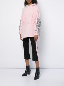 Haculla Hoodie met asymmetrische patch - Roze