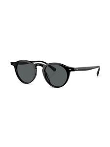 oliverpeoples Oliver Peoples Zonnebril met rond montuur - Zwart