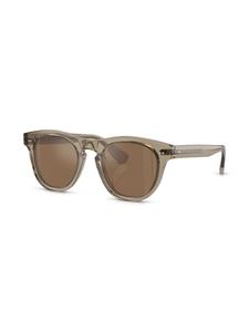 oliverpeoples Oliver Peoples Rorke zonnebril met rond montuur - Groen