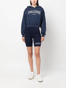 sporty&rich Sporty & Rich Cropped hoodie - Blauw