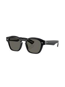 oliverpeoples Oliver Peoples Maysen zonnebril met vierkant montuur - Zwart