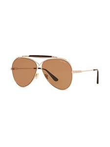 TOM FORD Eyewear Zonnebril met piloten montuur - Goud