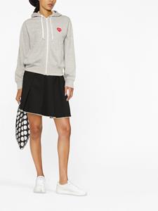 commedesgarçonsplay Comme Des Garçons Play Hoodie met geborduurd hart - Grijs