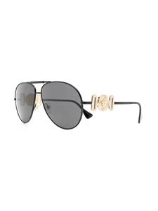 versaceeyewear Versace Eyewear Zonnebril met piloten montuur - Zwart