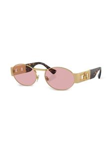 versaceeyewear Versace Eyewear Zonnebril met rond montuur - Goud