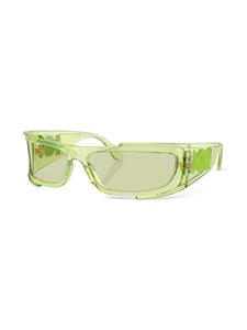 Versace Eyewear Zonnebril met rechthoekig montuur - Groen