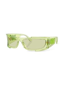 versaceeyewear Versace Eyewear Zonnebril met rechthoekig montuur - Groen