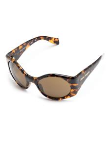 palmangelseyewear Palm Angels Eyewear Ennis zonnebril met rond montuur - Bruin