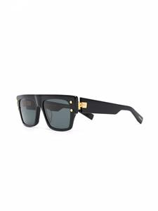 Balmain Eyewear B-III zonnebril met vierkant montuur - Zwart