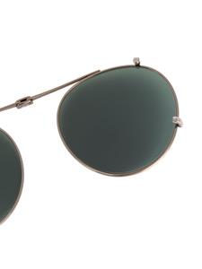 Garrett Leight clip on sunglasses - Metallic