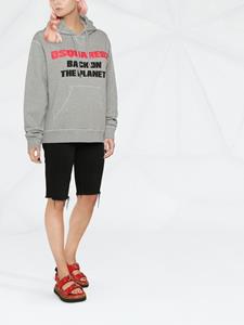 Dsquared2 Hoodie met tekst - Grijs