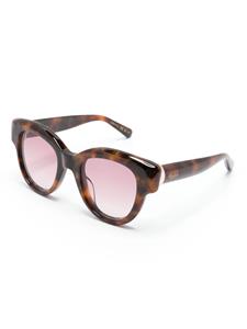 pomellatoeyewear Pomellato Eyewear Zonnebril met cat-eye montuur - Bruin
