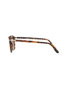 Persol zonnebril met schildpad design - Bruin