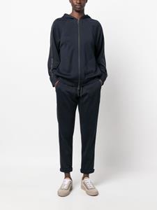 brunellocucinelli Brunello Cucinelli Hoodie met rits - Blauw