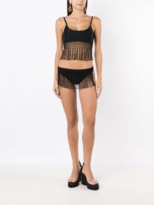 amirslama Amir Slama Bikini met franjes - Zwart