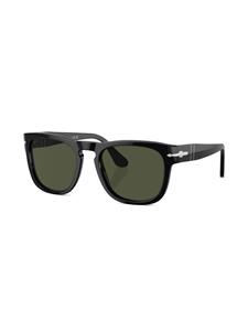 Persol Elio zonnebril met rond montuur - Zwart