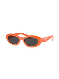 pradaeyewear Prada Eyewear Zonnebril met cat-eye montuur - Oranje