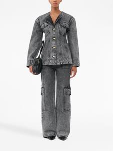 GANNI Jeans met wijde pijpen - Grijs