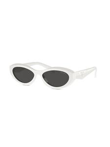 pradaeyewear Prada Eyewear Zonnebril met cat-eye montuur - Wit