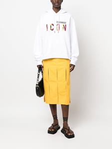 DSQUARED2 Hoodie met logoprint - Wit