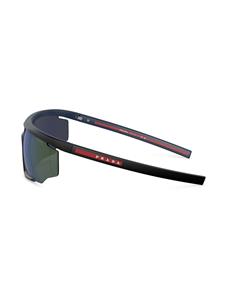 pradalinearossa Prada Linea Rossa Zonnebril met oversized montuur - Zwart